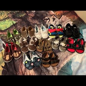 Baby boy shoes , clothes , and newborn items